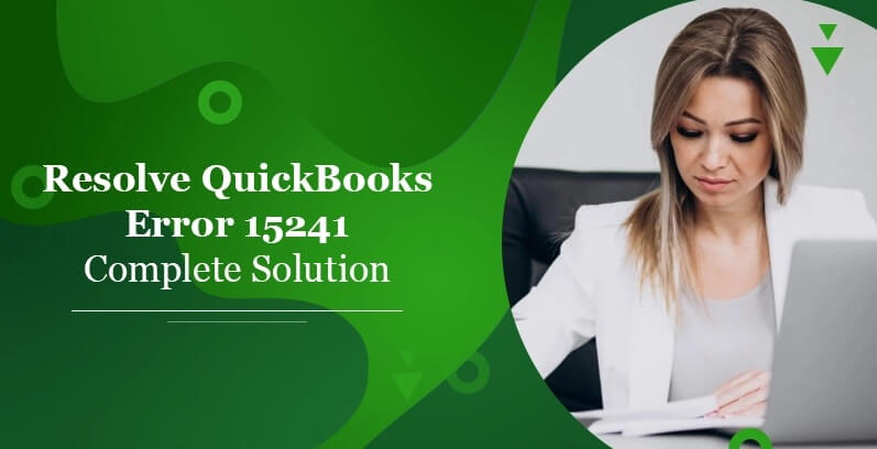 Quickbooks error 15241