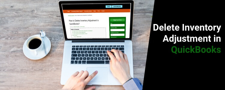 Delete Inventory Adjustment in QuickBooks