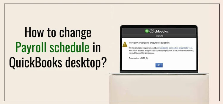 Payroll schedule in QuickBooks desktop