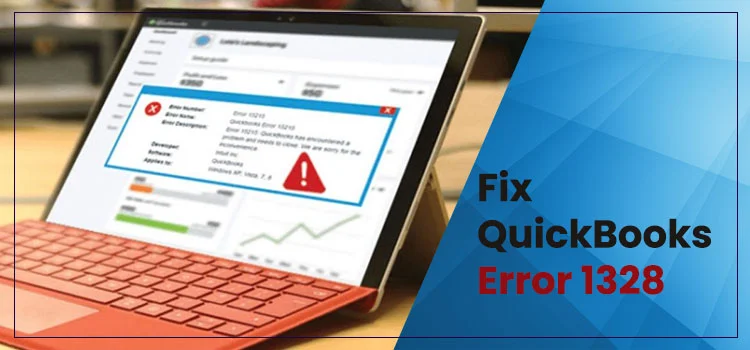 QuickBooks error 1328