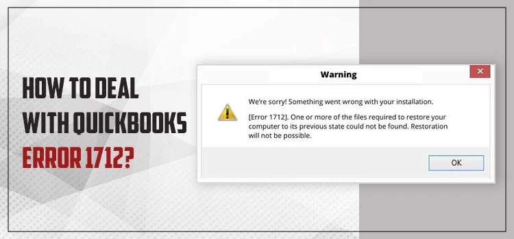 QuickBooks Error 1712