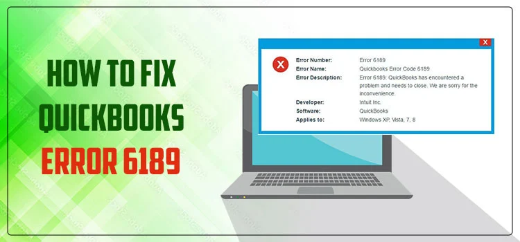 QuickBooks Error 6189