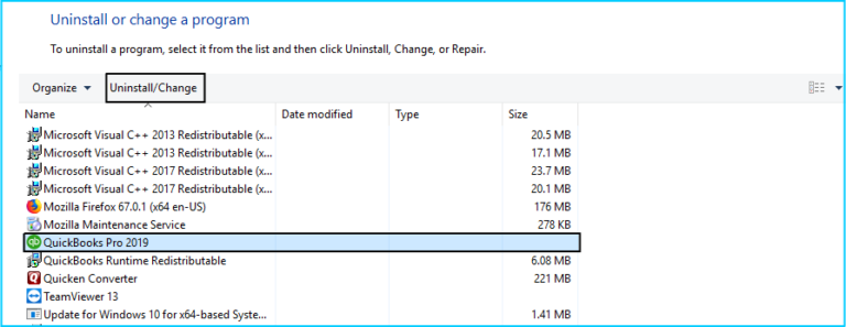 QuickBooks Desktop Application