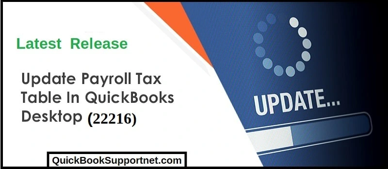 QuickBooks Desktop Payroll Update