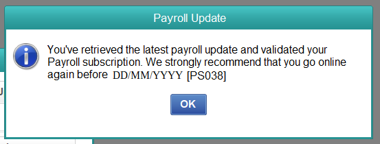 QuickBooks Error PS038 (Message)