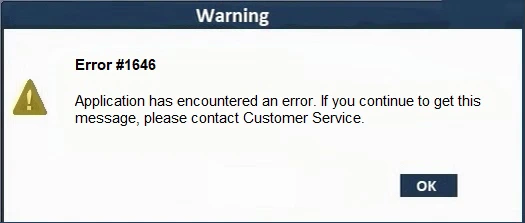 QuickBooks Error 1646 (Message)