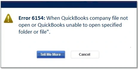QuickBooks Error 6154 (Message)