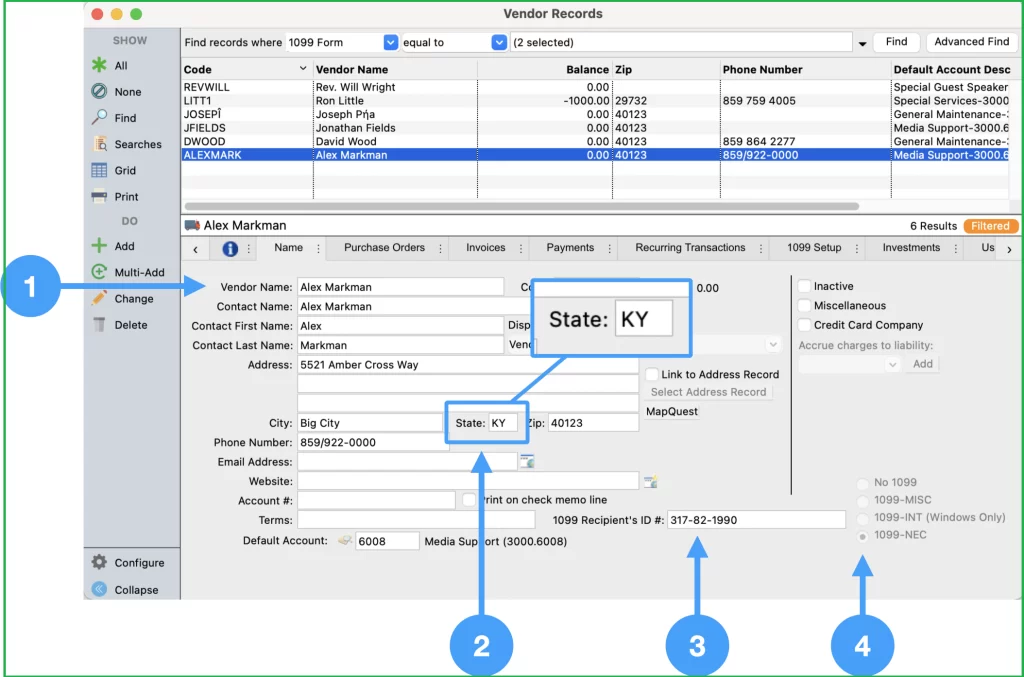 Payments & Transaction Records