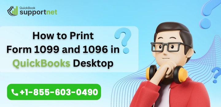 Print Form 1099 and 1096 in QuickBooks