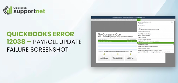 QuickBooks Error 12038