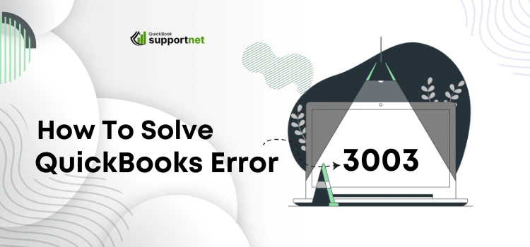 QuickBooks Error 3003