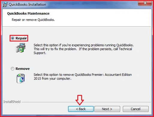 Repair Or Install the QuickBooks Application Again 