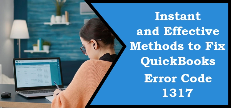 QuickBooks Error Code 1317