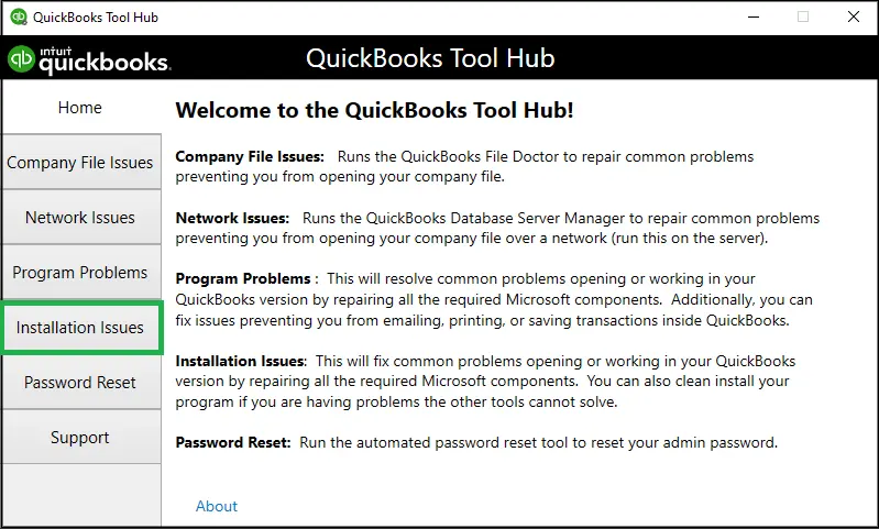 QuickBooks Tool Hub