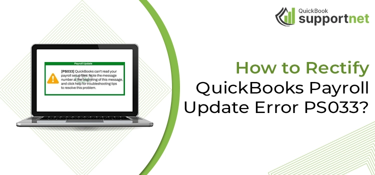 QuickBooks error PS033