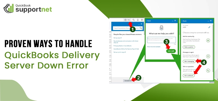 QuickBooks Delivery Server Down