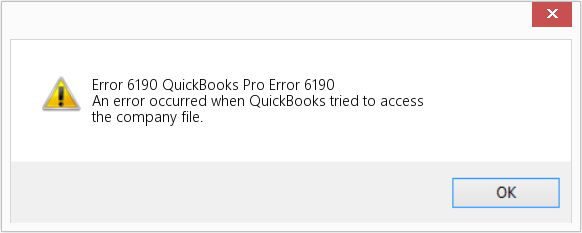 QuickBooks Error 6190