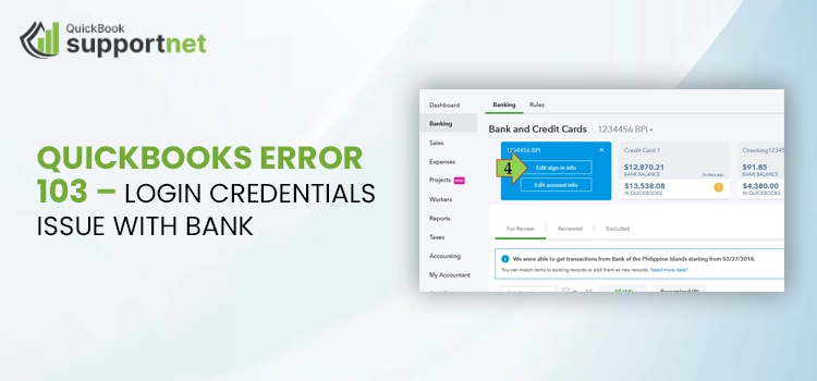 QuickBooks Error 103