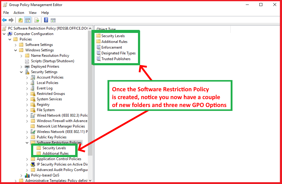 Software Restriction Policy