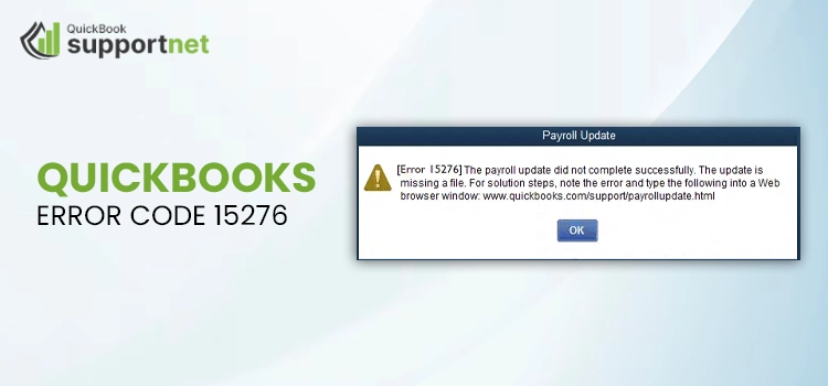 QuickBooks Error Code 15276