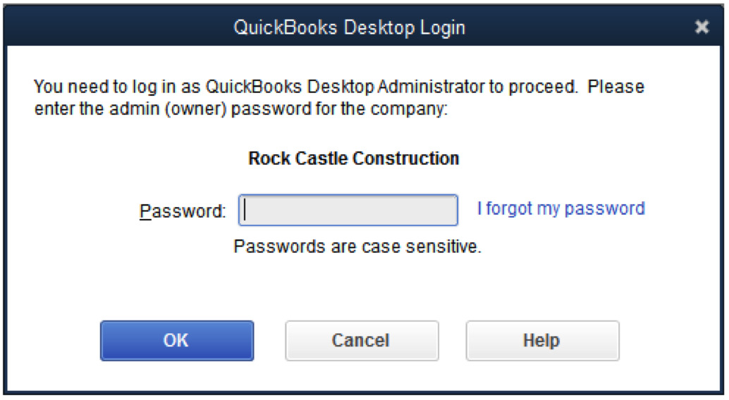 Reset password
