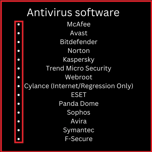 Antivirus Software System Requirements