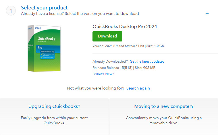 QuickBooks Desktop 2024 Download