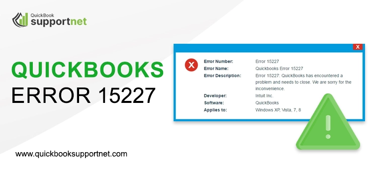 QuickBooks Error 15227