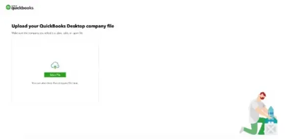 Upload the company file