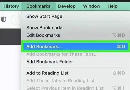 Add bookmark