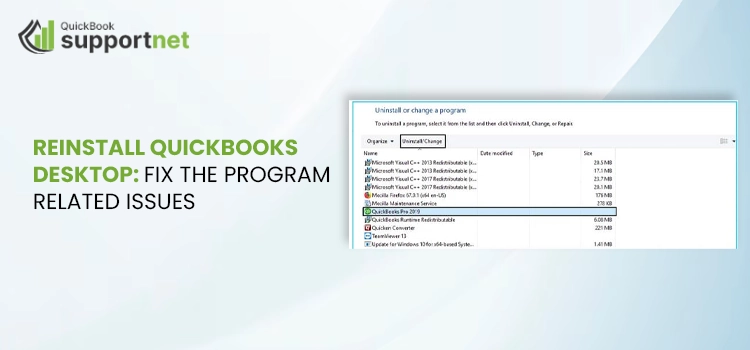 Reinstall QuickBooks Desktop