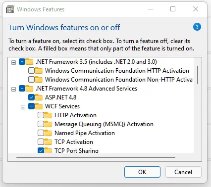 Windows components