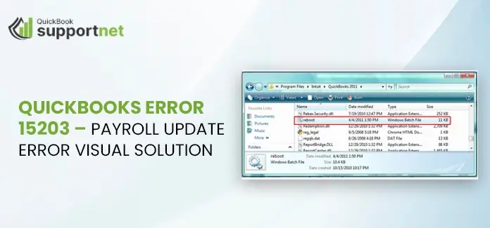 QuickBooks Error 15203