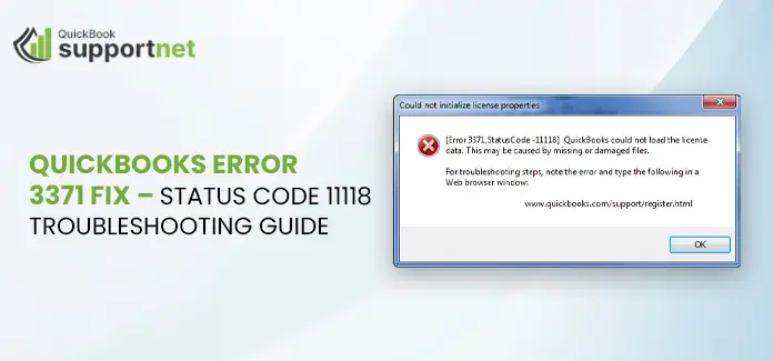 QuickBooks Error 3371