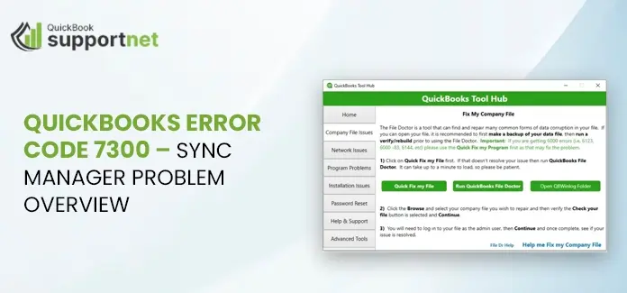 QuickBooks Error Code 7300