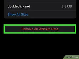 Click Remove All Website Data