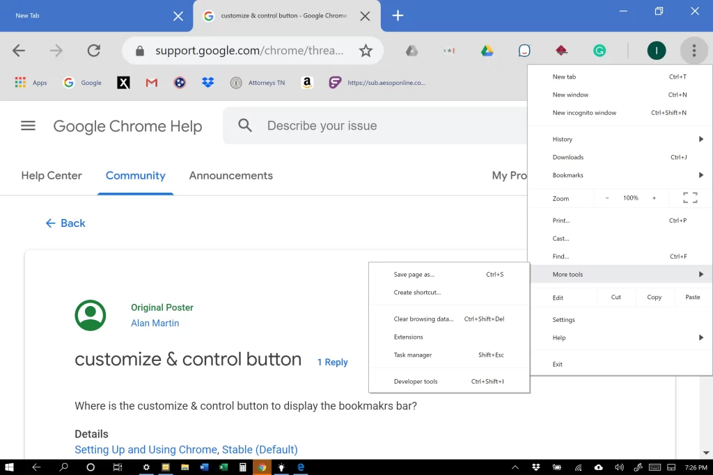 Customize and control Google Chrome