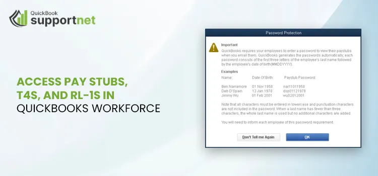 Access Pay Stubs, T4s, and RL-1s in QuickBooks Workforce