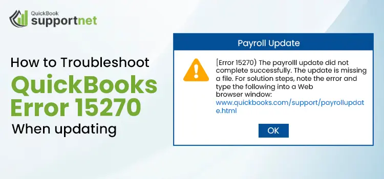 QuickBooks Error 15270