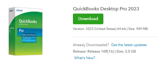 QuickBooks Desktop pro 2023