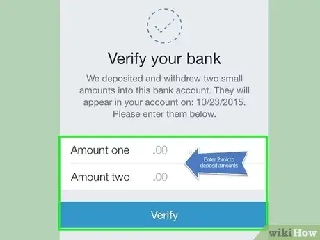 Bank Account Verified