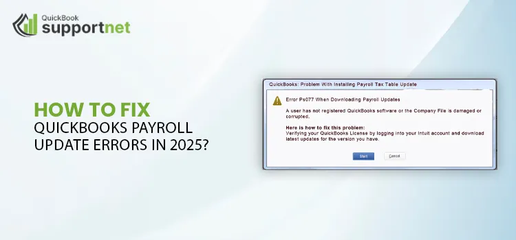 QuickBooks Payroll Update Errors in 2025