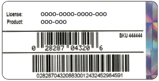 QuickBooks License Number and Product code