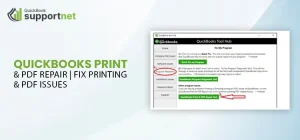 QuickBooks Print & PDF Repair tool