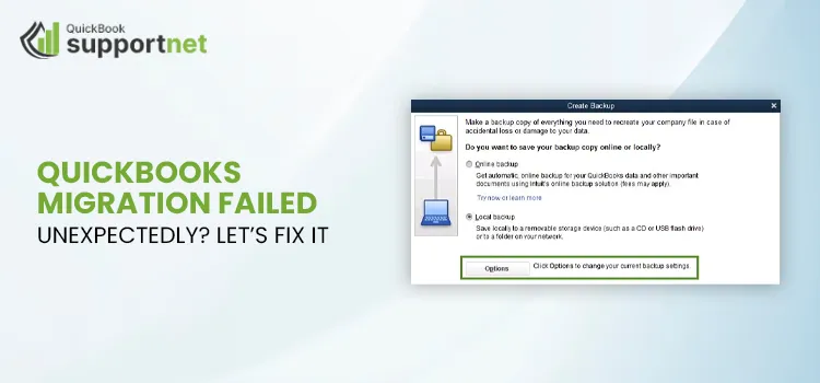 QuickBooks Migration Failed Unexpectedly