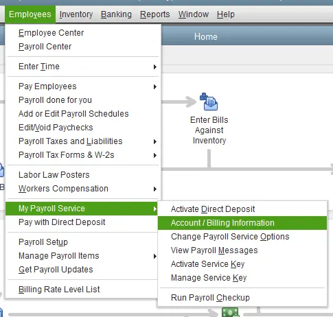 Select AccountBilling Info