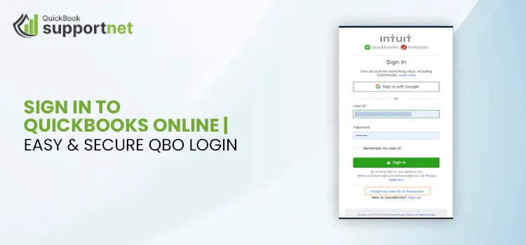 Sign In to QuickBooks Online