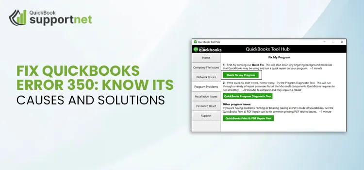 QuickBooks Error 350