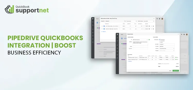 Pipedrive QuickBooks Integration