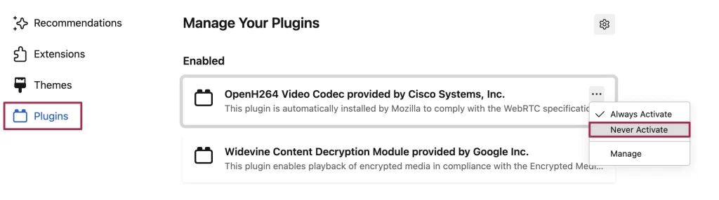 manage your plugins